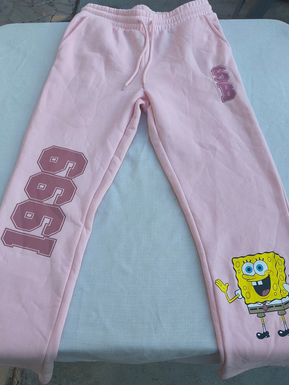 Pink SpongeBob x Aero 1999 Straight Leg Sweatpants